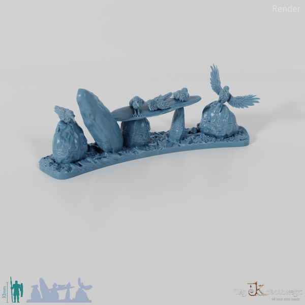 Großer Ritualkreis des Tiefenwalds - Segment D mit Raben