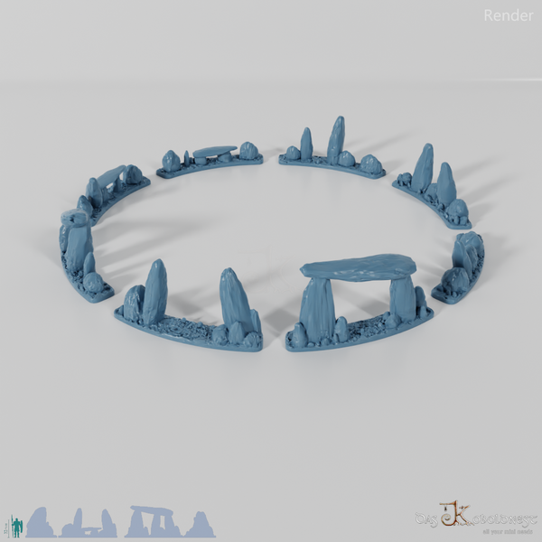 Great Deepwood Ritual Circle - Complete Stone Circle