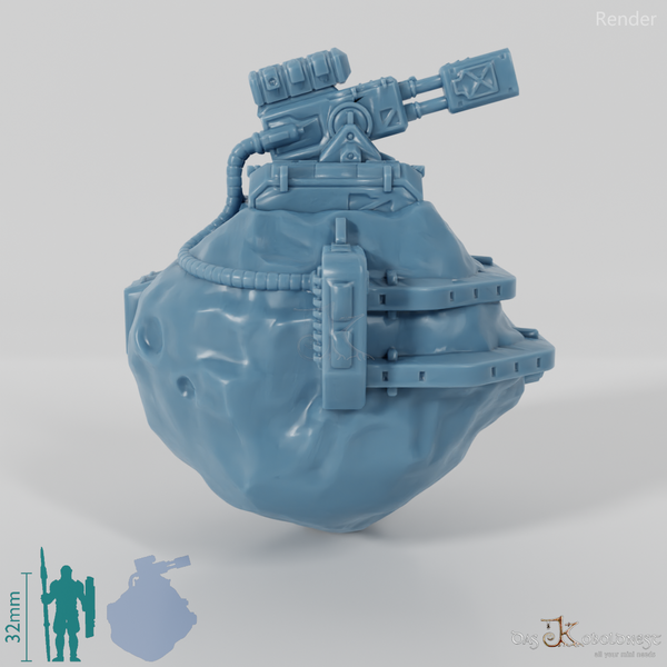 Asteroid defense gun