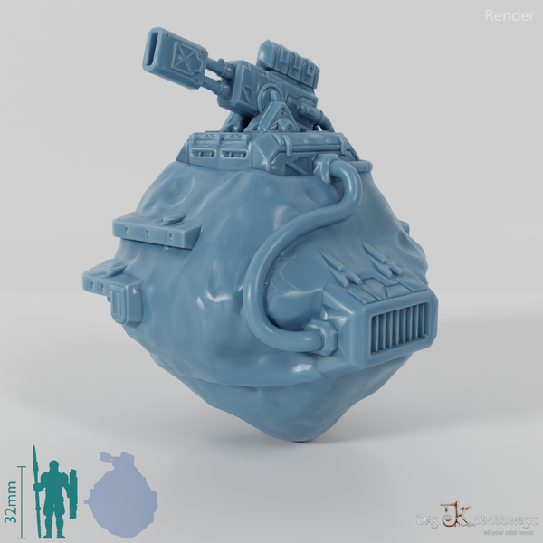 Asteroid defense gun