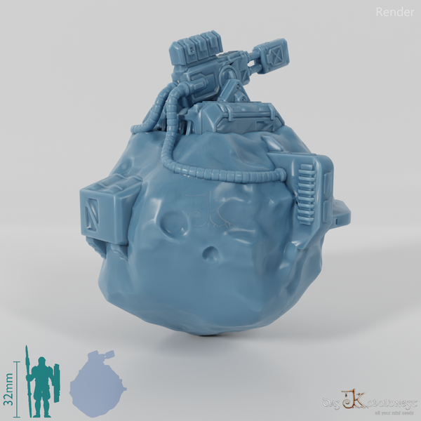 Asteroid defense gun