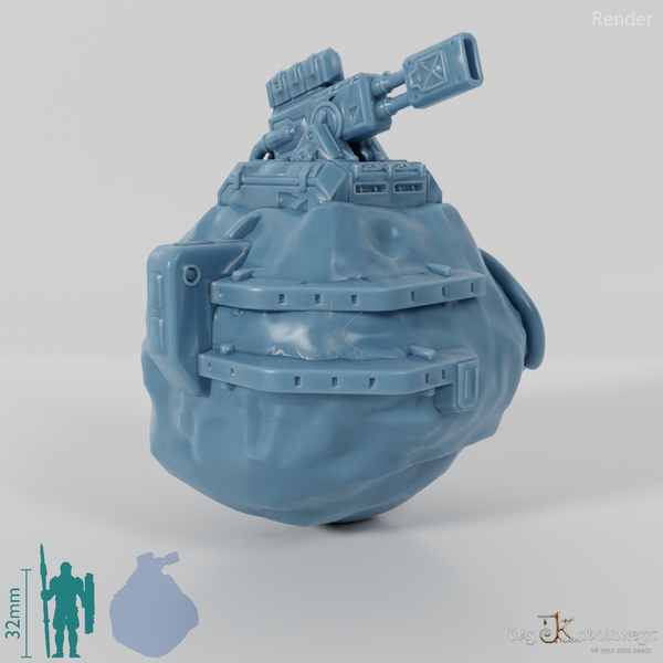 Asteroid defense gun