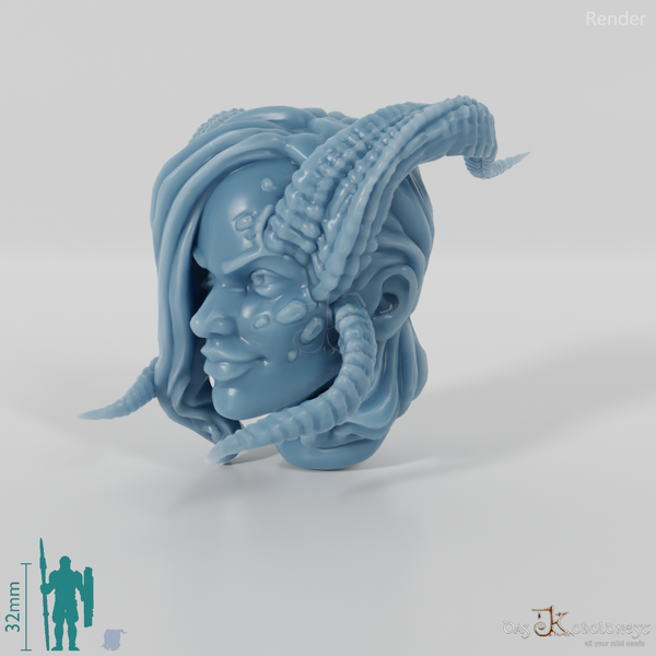 Woman's Head - Demoness 1