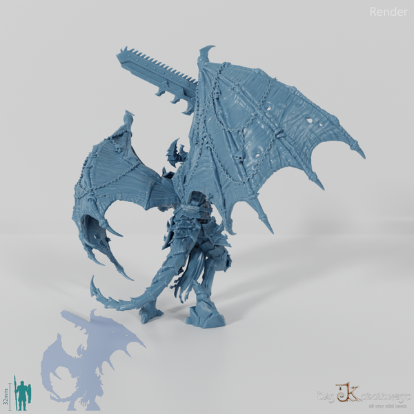 Void Horrors - Gladiator Demon Lord mit Kettenschwert und Blaster