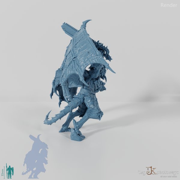 Void Horrors - Gladiator Demon Lord mit Kettenschwert und Blaster