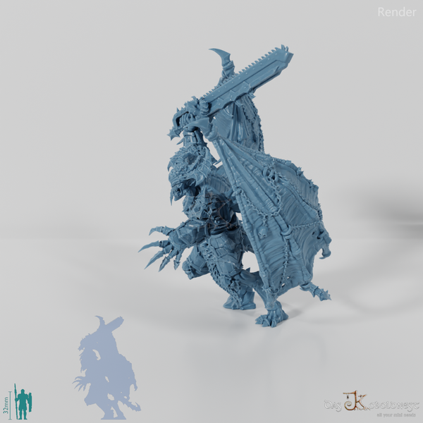 Void Horrors - Gladiator Demon Lord mit Kettenschwert