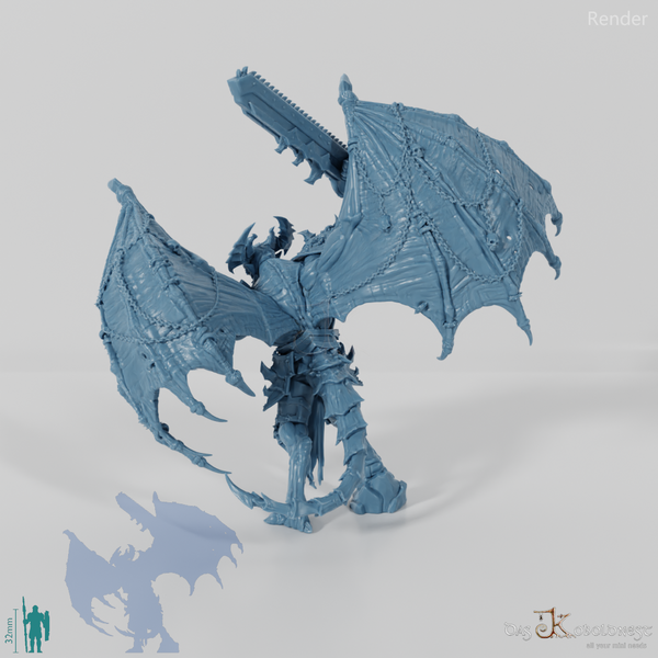 Void Horrors - Gladiator Demon Lord mit Kettenschwert