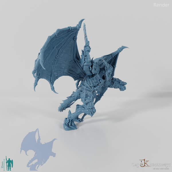 Void Horrors - Gladiator Demon Lord mit Schwert und Blaster