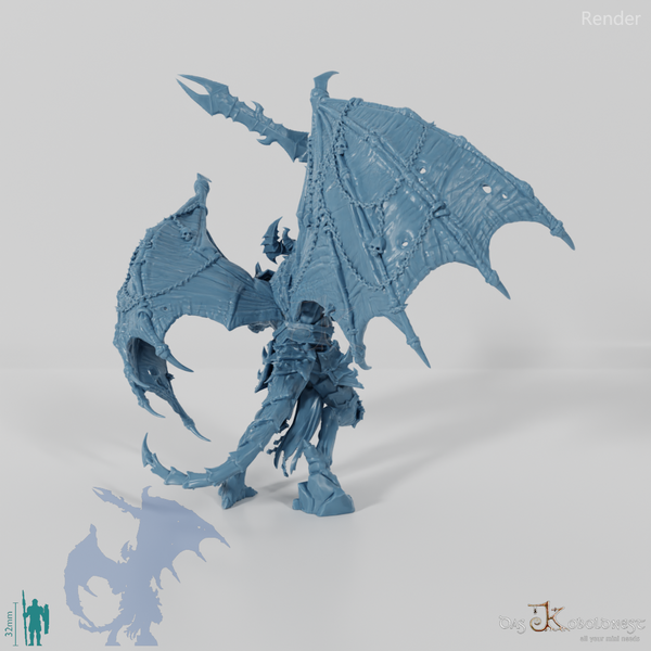 Void Horrors - Gladiator Demon Lord mit Schwert und Blaster