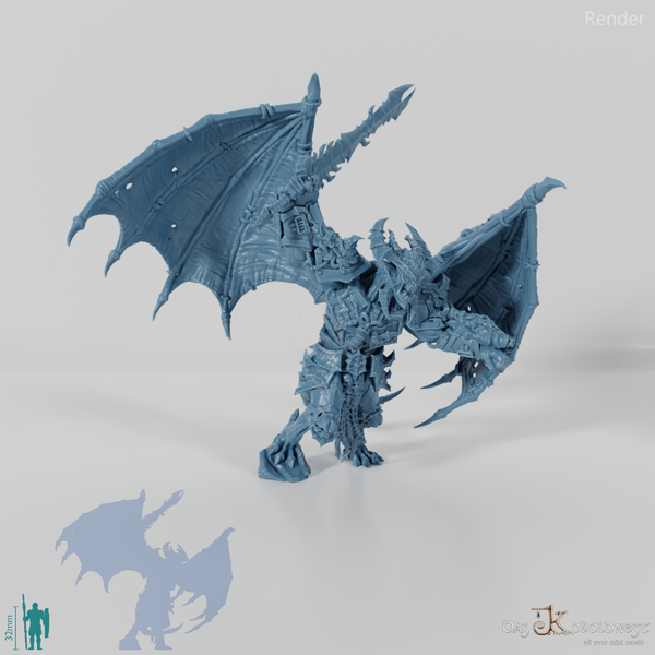 Void Horrors - Gladiator Demon Lord mit Schwert und Blaster