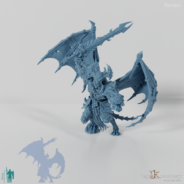 Void Horrors - Gladiator Demon Lord mit Schwert und Blaster