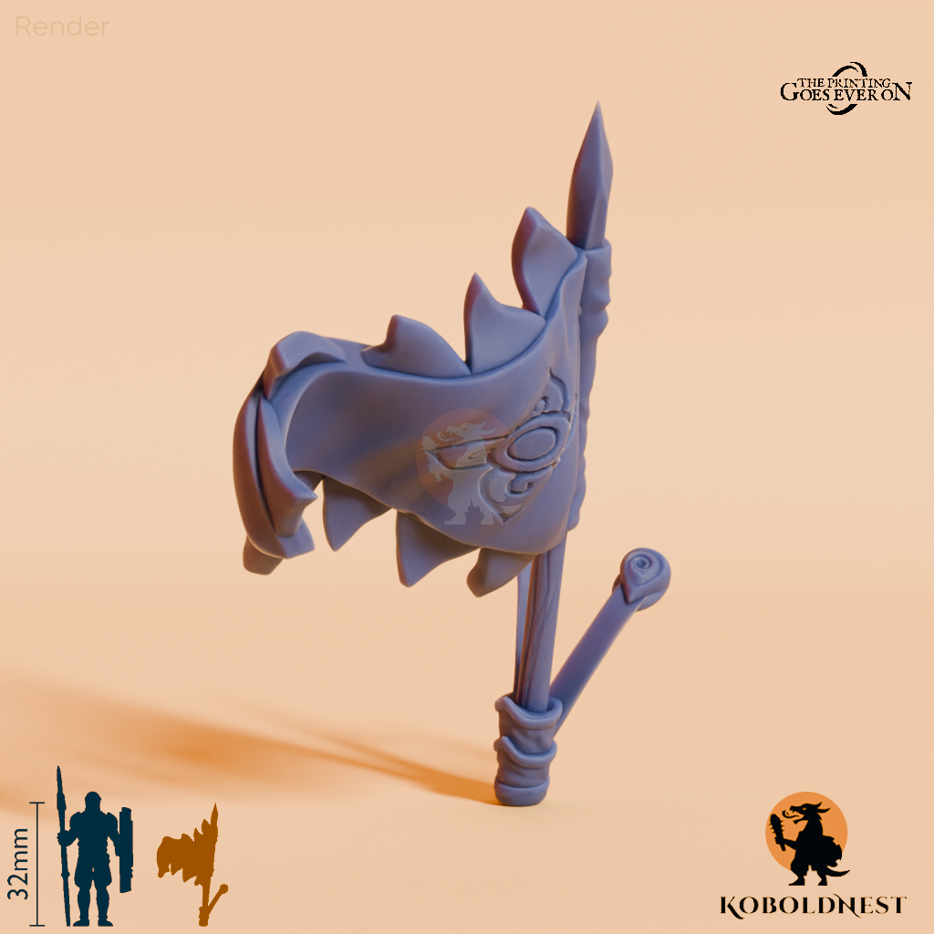 Wüstenclan-Rückenbanner S