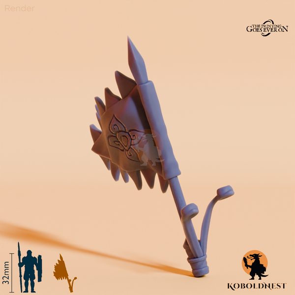 Wüstenclan-Rückenbanner U