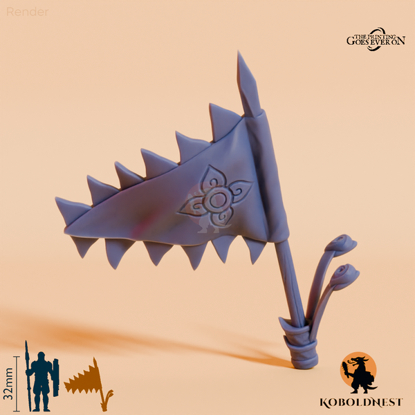 Wüstenclan-Rückenbanner U