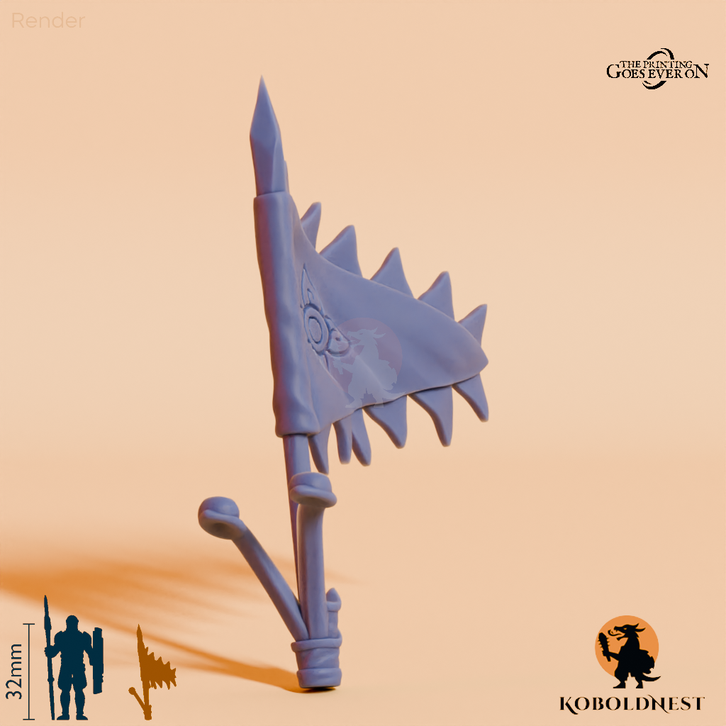 Wüstenclan-Rückenbanner U