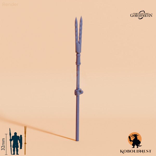 Wüstenclan-Zweizack mit Hand