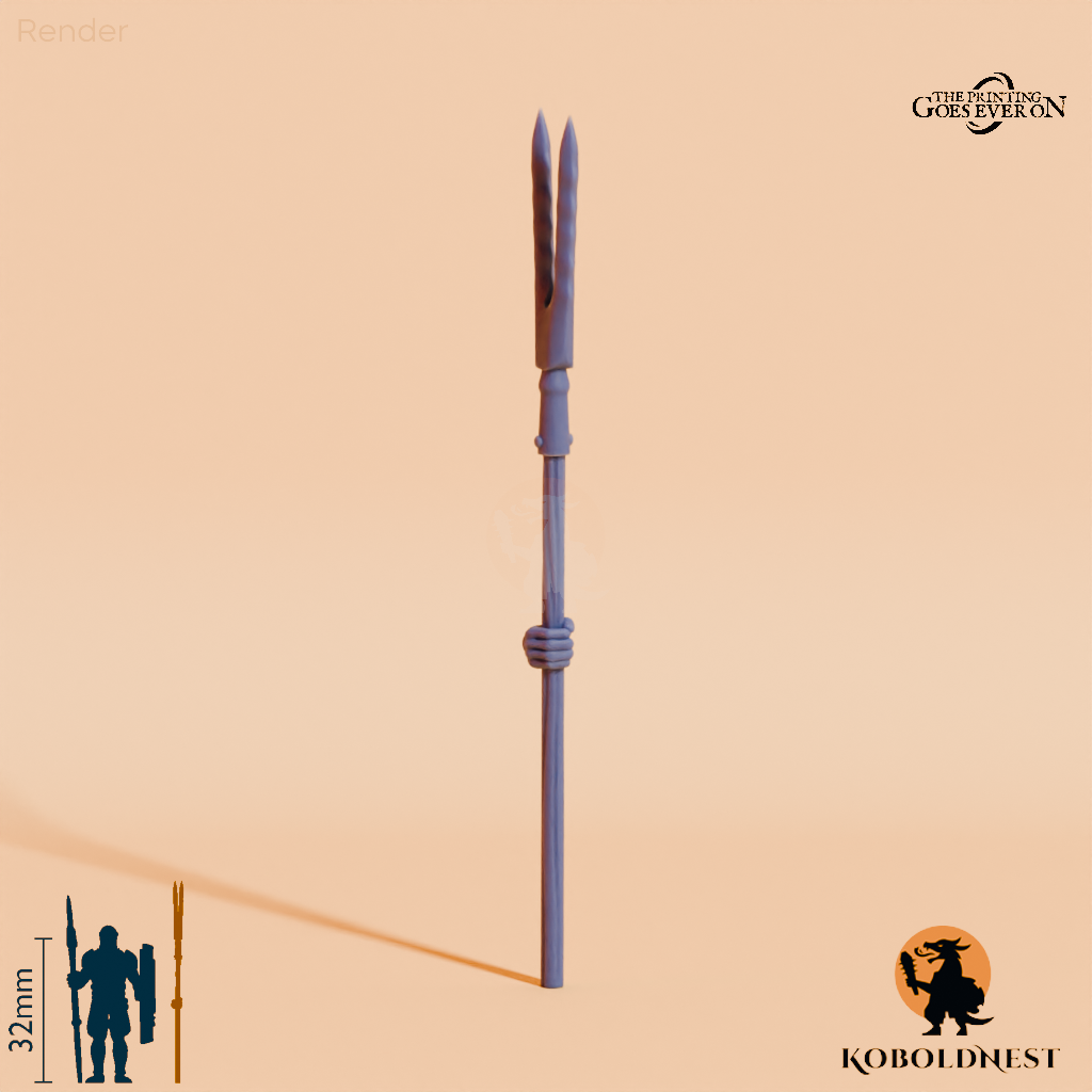 Wüstenclan-Zweizack mit Hand