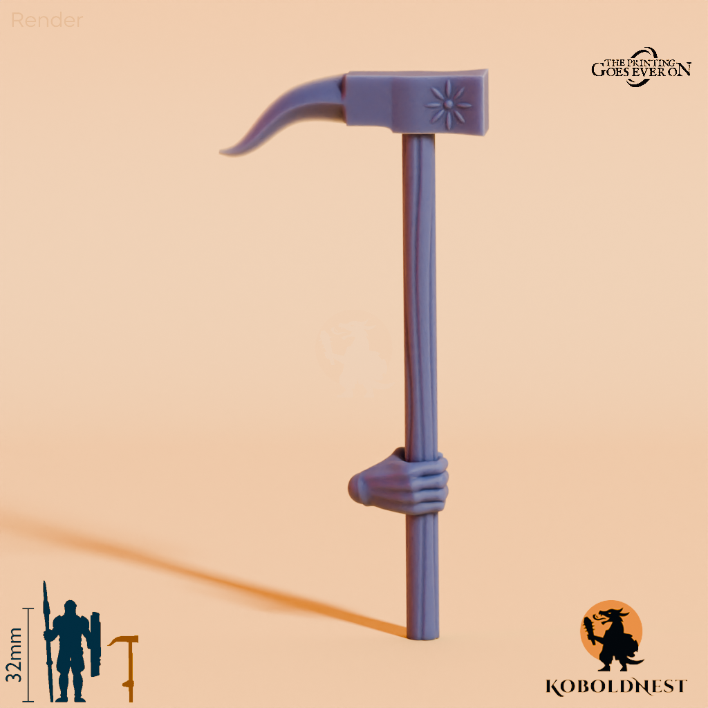 Wüstenclan-Hammer mit Hand