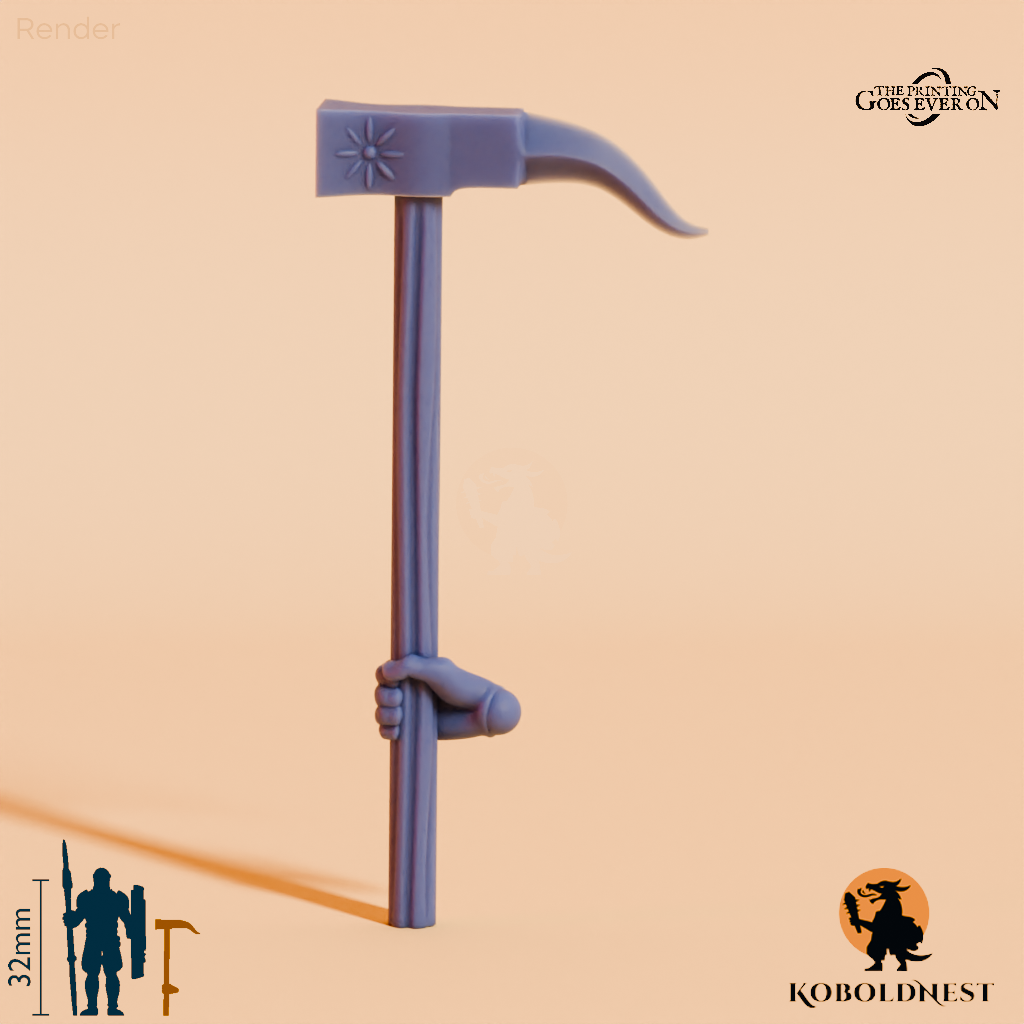 Wüstenclan-Hammer mit Hand