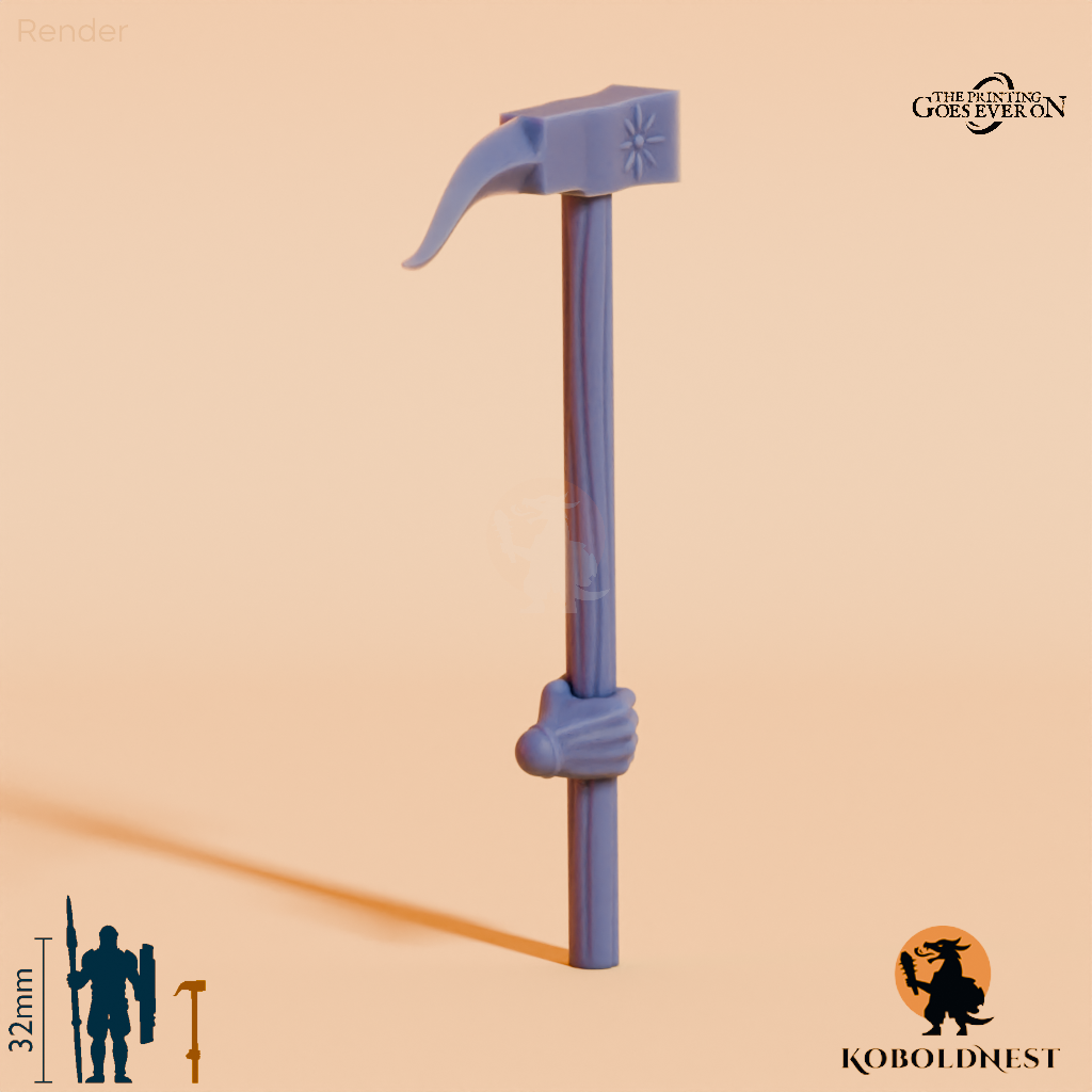 Wüstenclan-Hammer mit Hand