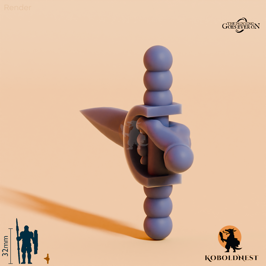 Wüstenclan-Katar mit Hand