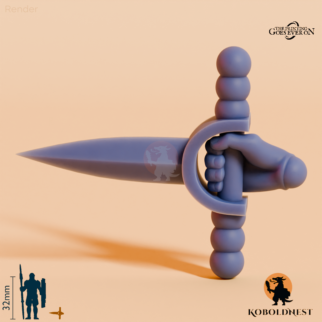 Wüstenclan-Katar mit Hand