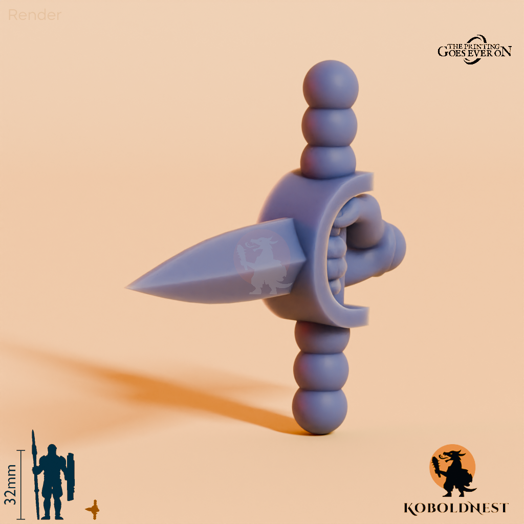 Wüstenclan-Katar mit Hand