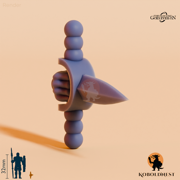 Wüstenclan-Katar mit Hand