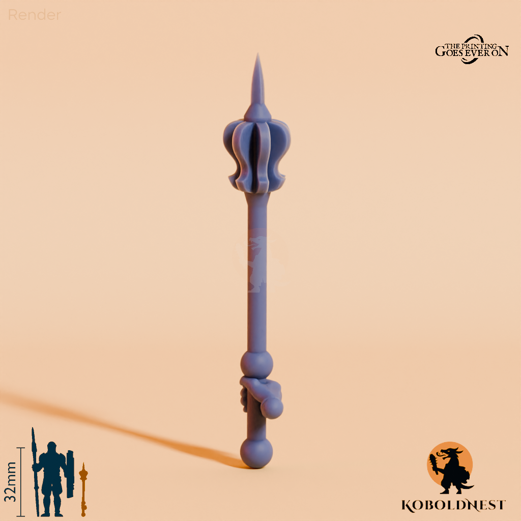 Wüstenclan-Streitkolben B mit Hand