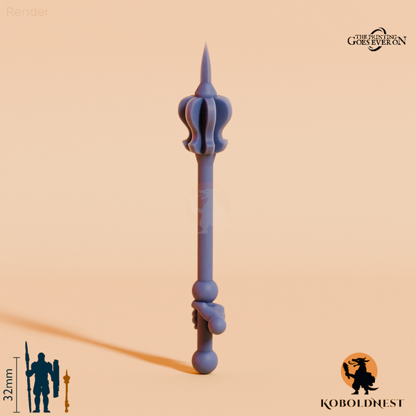 Wüstenclan-Streitkolben B mit Hand