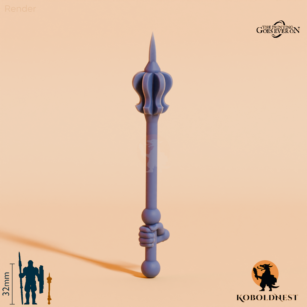 Wüstenclan-Streitkolben B mit Hand