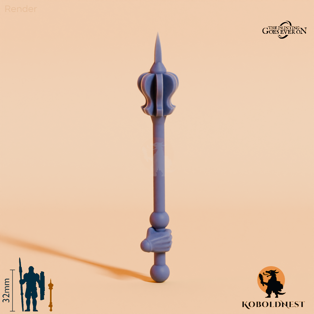 Wüstenclan-Streitkolben B mit Hand