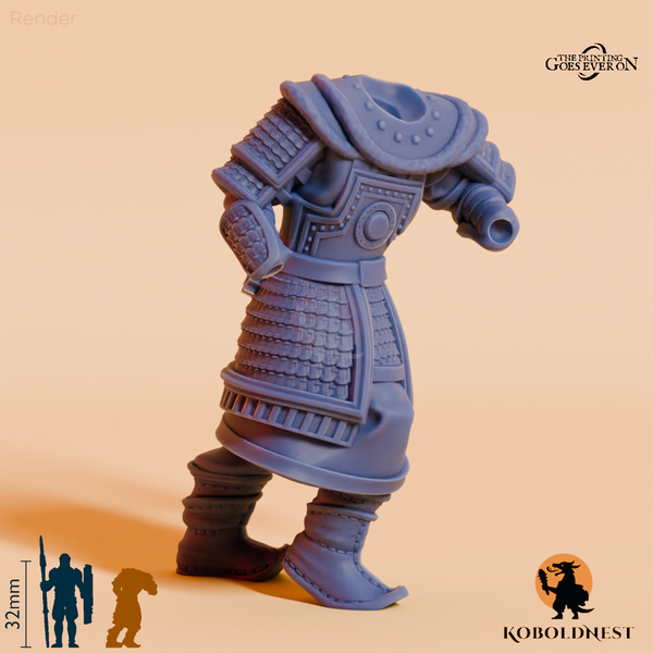 Modularer Wüstenclan Khanat-Krieger B