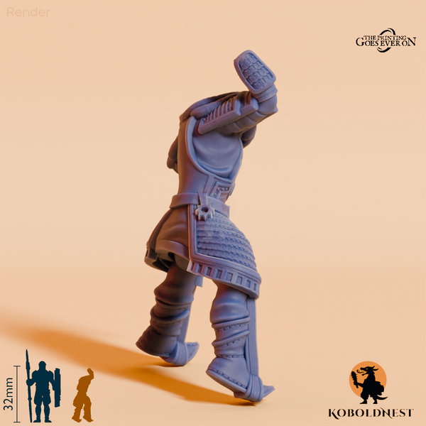 Modularer Wüstenclan Khanat-Krieger A (Beritten)