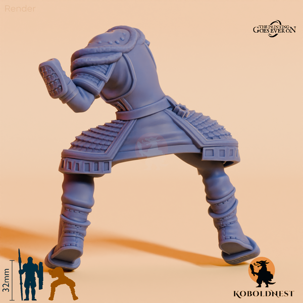 Modularer Wüstenclan Khanat-Krieger C (Beritten)