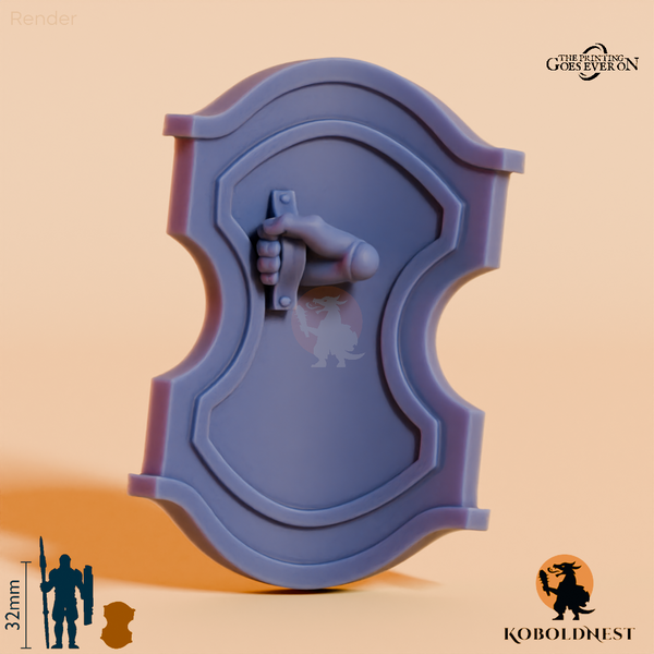 Wüstenclan-Schild D mit Hand
