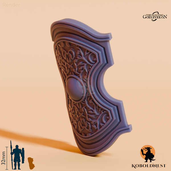 Wüstenclan-Schild D mit Hand