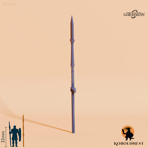 Wüstenclan-Speer A mit Hand