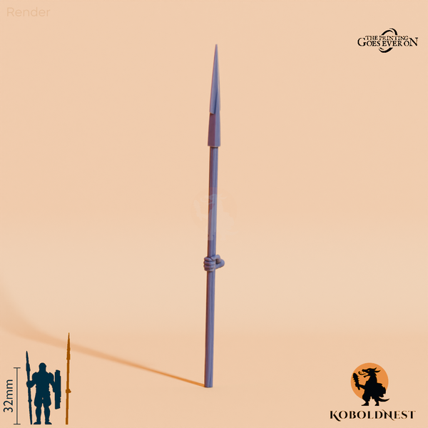 Wüstenclan-Speer D mit Hand