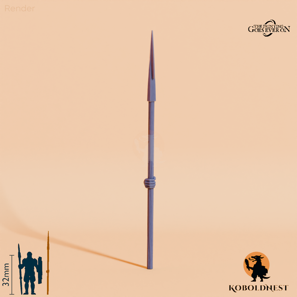 Wüstenclan-Speer D mit Hand