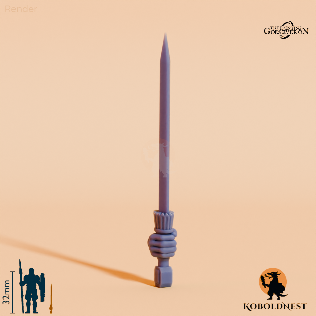 Wüstenclan-Schwert E mit Hand