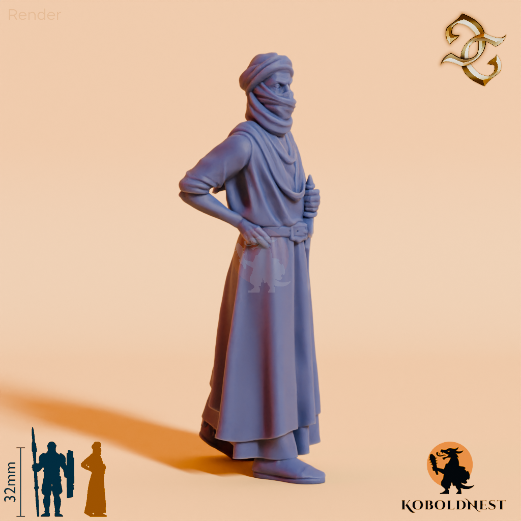 Dhakir ibn Farid al-Ghaib, Wüstenläufer