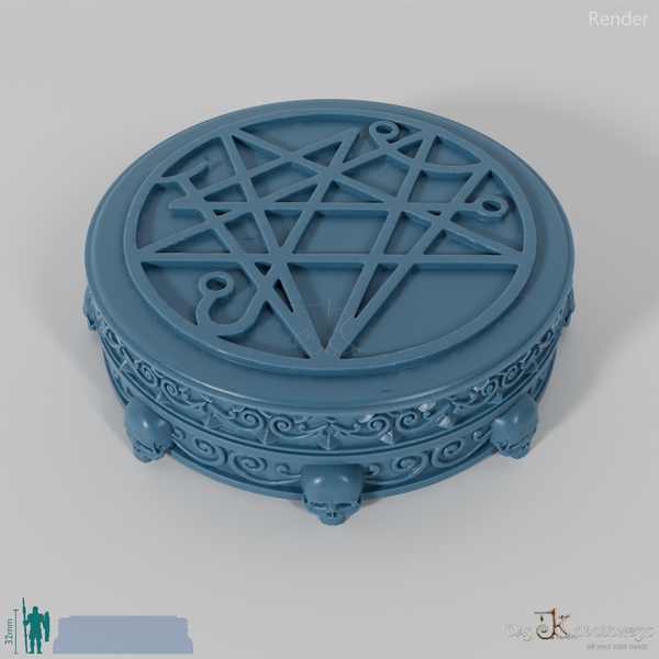 Würfelbox - Okkulte Symbole