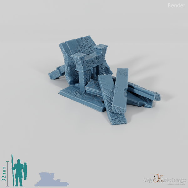 Table - Rotting destroyed dining table