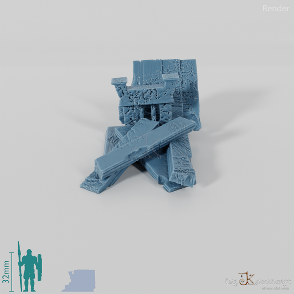 Table - Rotting destroyed dining table