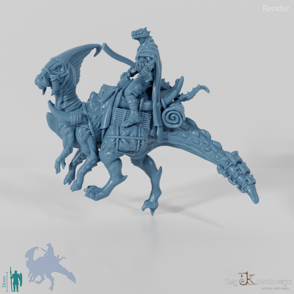 Koa, lizard people battle master with sword on JuJu