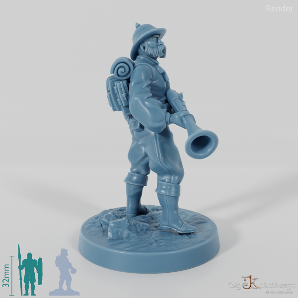 Anson Boulderblast, Großwildjäger