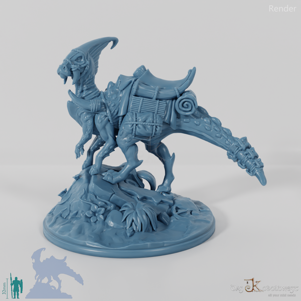 JuJu, Saddled Parasaurolophus