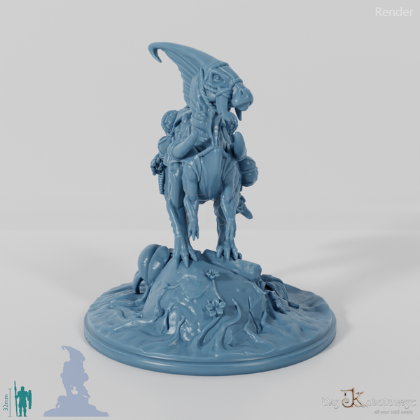 JuJu, Saddled Parasaurolophus