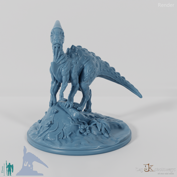 JuJu, six-legged parasaurolophus